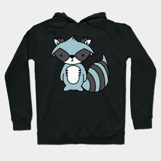 Blue Racoon Hoodie by OHH Baby